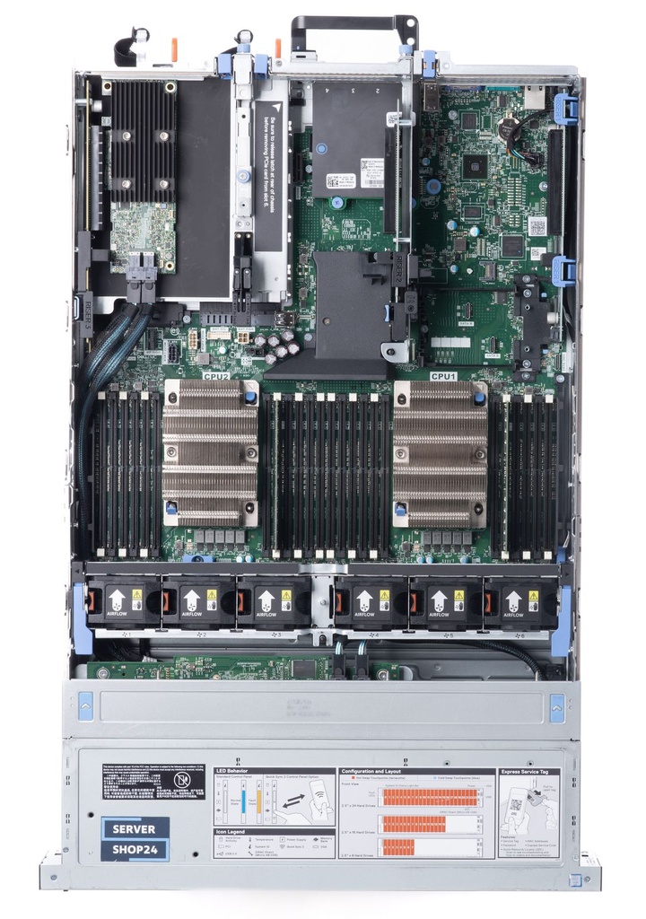 DELL POWEREDGE R740 2*GOLD 6126/H740P/2*1100W Interface 24 SFF