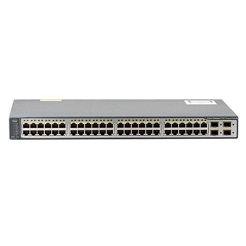 Switch Cisco Catalyst 3750 Series – 48× 10/100 PoE | 4× SFP (Remis à neuf)