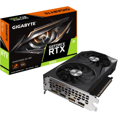 Gigabyte GeForce RTX 3060 WINDFORCE 12G OC GDDR6