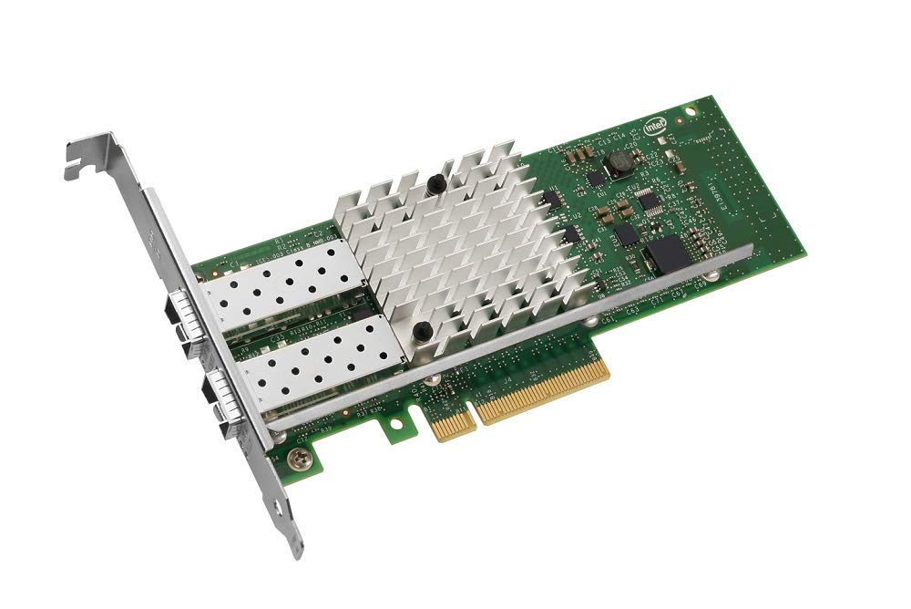 Intel – X520-DA2 | 2× SFP+ 10 GbE | PCIe 2.0 x8 | Low-Profile/Full-Height