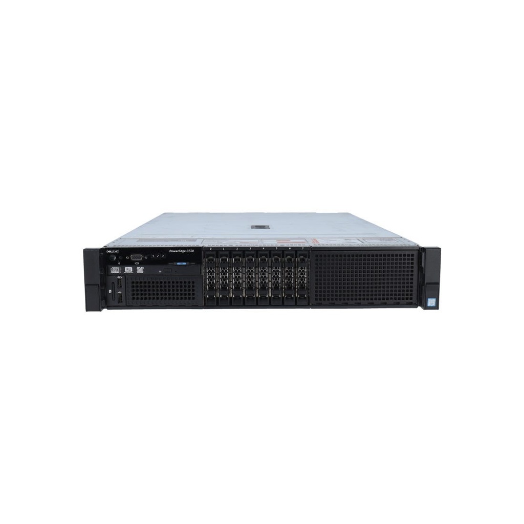 Serveur Dell PowerEdge R730 2×Xeon E5-2650L v3 8SFF Raid H330 mini iDRAC8 2×750W (Remis à neuf)