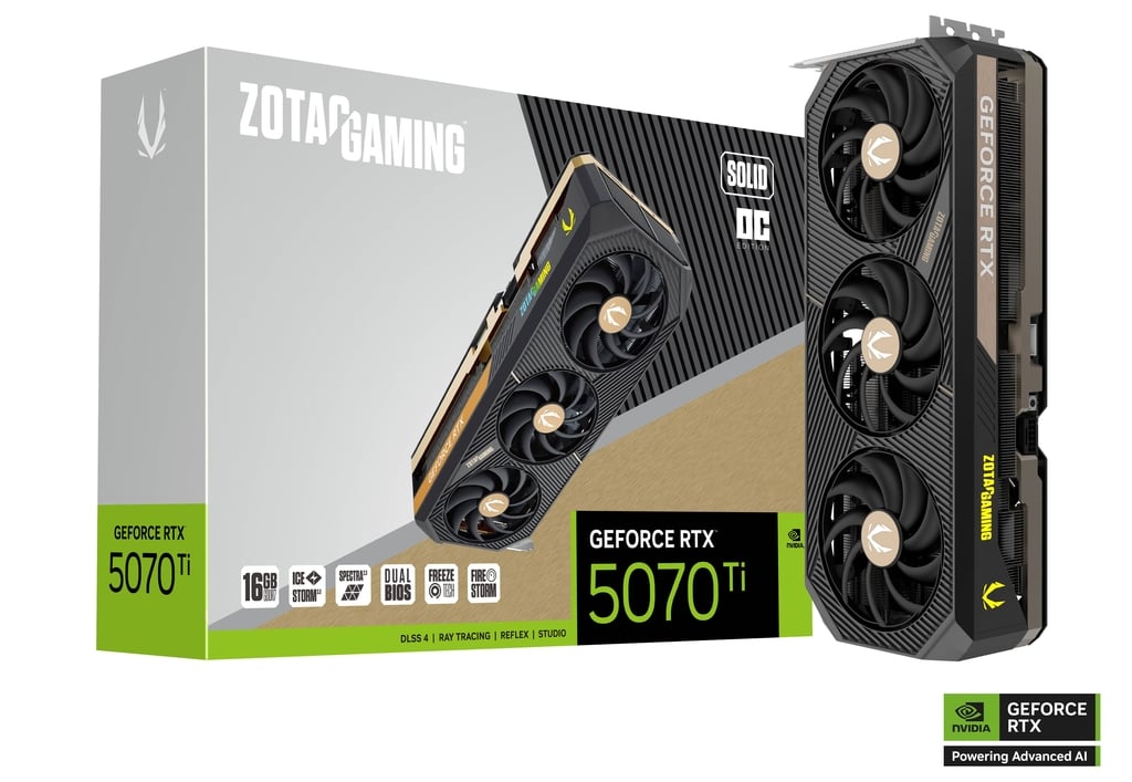ZOTAC GEFORCE RTX 5070 TI GAMING 16 Go DDR7 