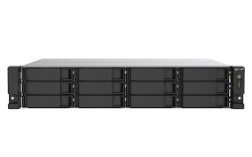 NAS Rack 2U 12 Baies QNAP TS-1273AU-RP Ryzen V1500B 8Go Double Alimentation