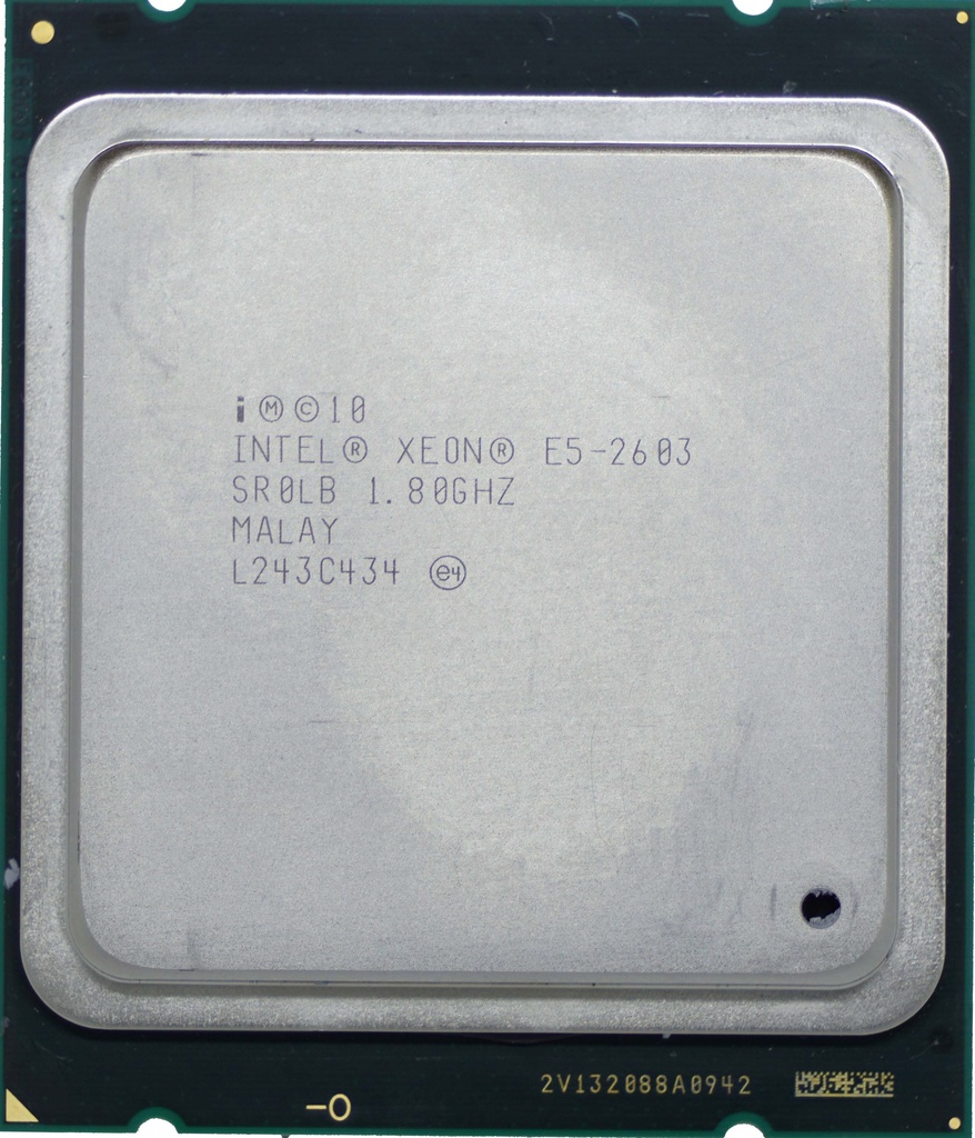 Intel Xeon E5-2603 V1 (1.80 GHz; 4Coeur; 4Thread; 10 Mo)