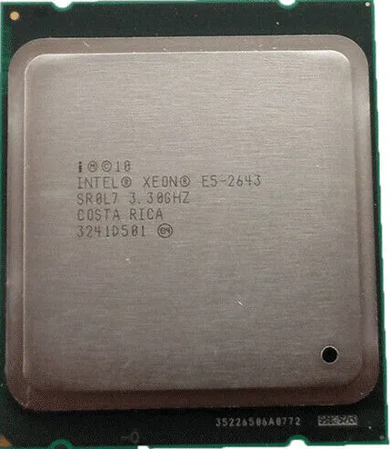 Intel Xeon E5-2643 V1 (3.30 up to 3.50 GHz; 4Coeur; 8Thread; 10 Mo)