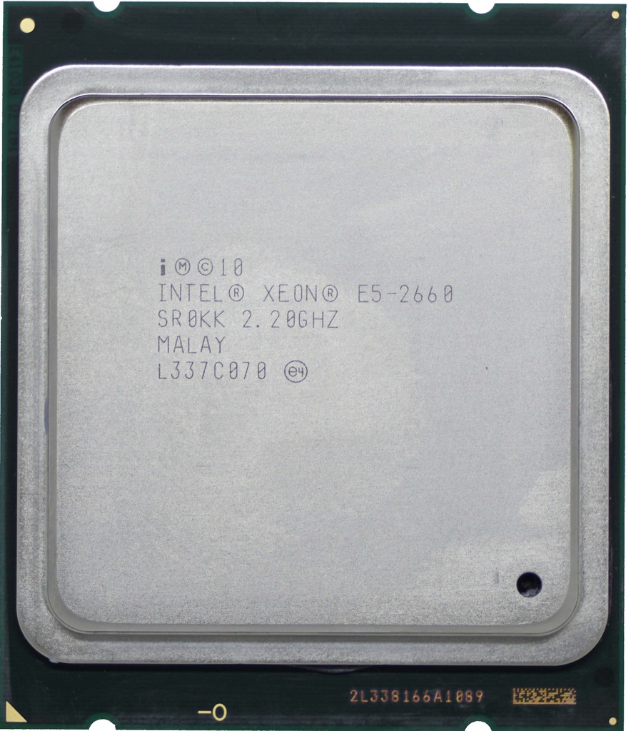 Intel Xeon E5-2660 V1 (2.20 up to 3.00 GHz; 8Coeur; 16Thread; 20 Mo)