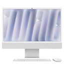 Apple iMac 24" (2024) – Puce M4 | 16 Go RAM unifiée | 256 Go SSD | Argent | Réf. MWUC3FN/A